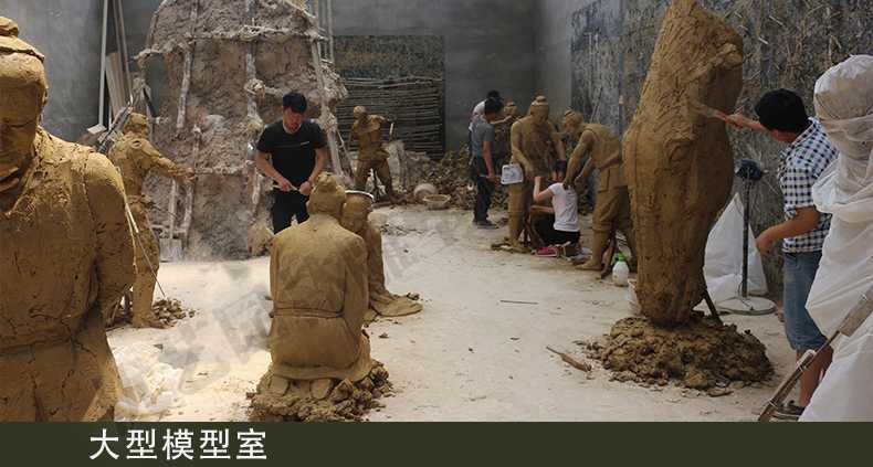 銅雕塑模型室，銅雕塑模型